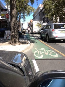 Bike lanes on Chapel St 3